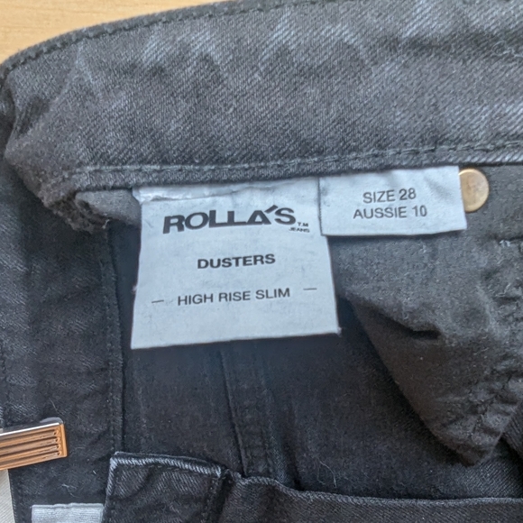 ROLLA'S black high-rise dusters - Picture 4 of 10